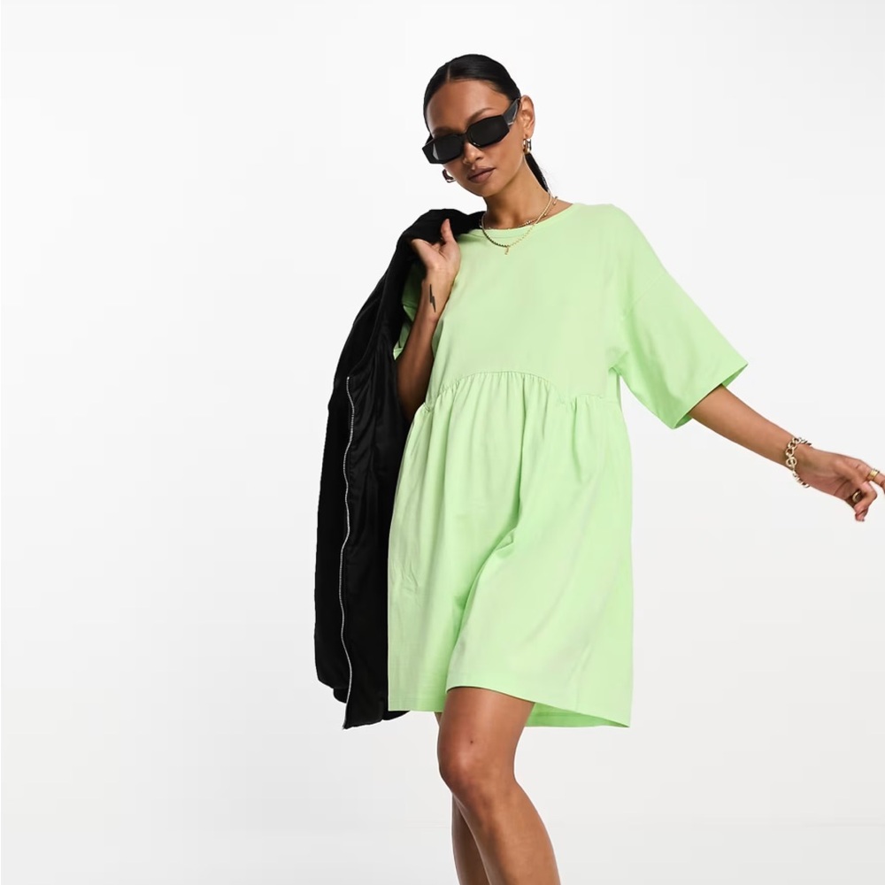 Green Dress T-shirt Dress NWT ASOS